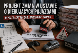 Projekt zmian w ustawie o kierujących pojazdami, czyli ministerialne malowanie trawy na zielono
